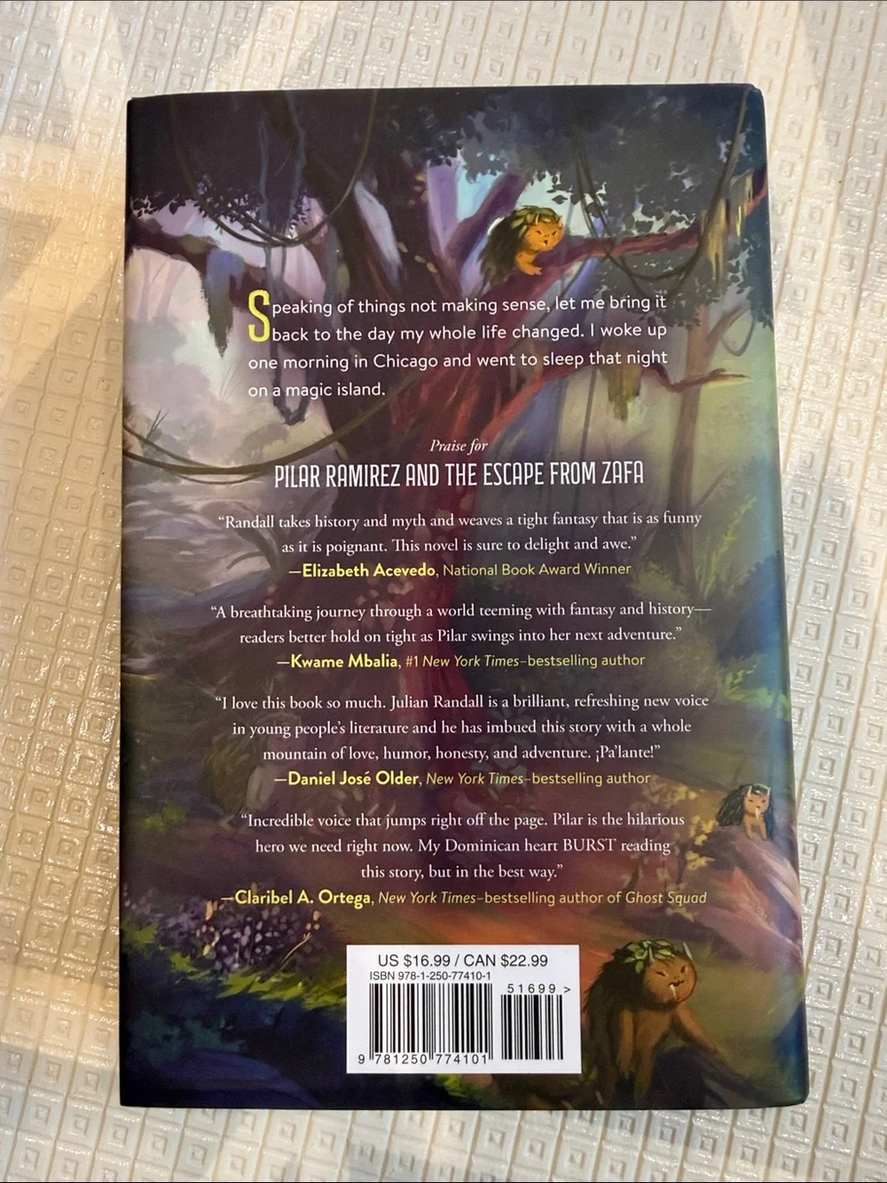 Pilar Ramirez and the Escape from Zafa - Adventure Book Hard Cover